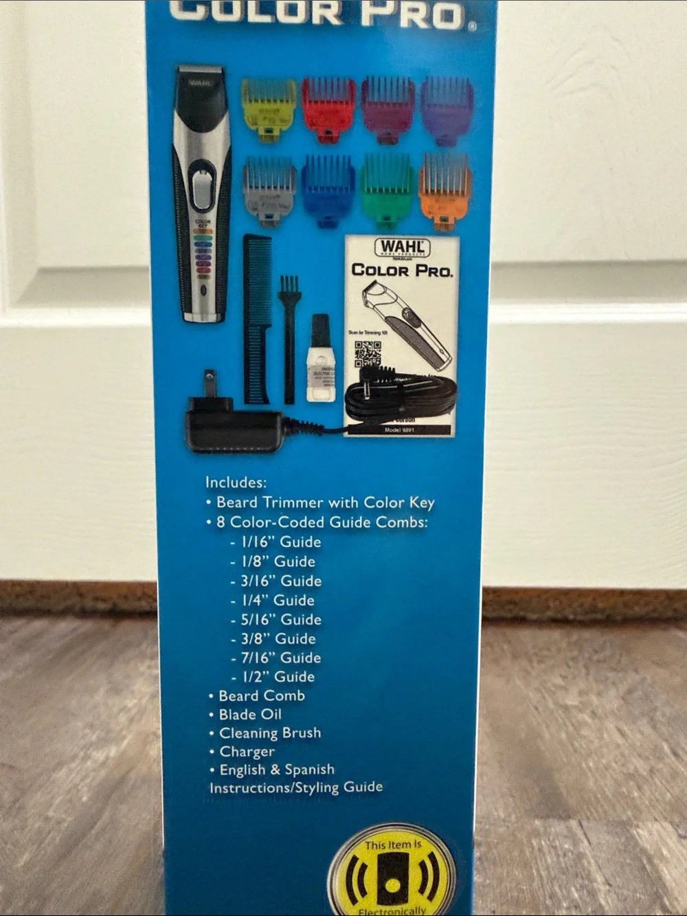 Wahl Color Pro Beard Trimmer with Multicolor Guard Set